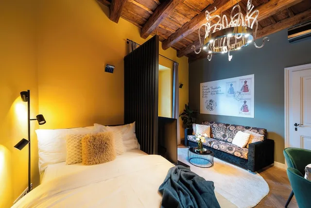 شقة سوبيريور بسريرين كينج مع أريكة، Empirent Apartments Prague Castle 6/10
