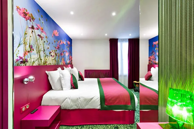 غرفة ديلوكس بسرير مزدوج، Hotel les Jardins de Montmartre 2/4
