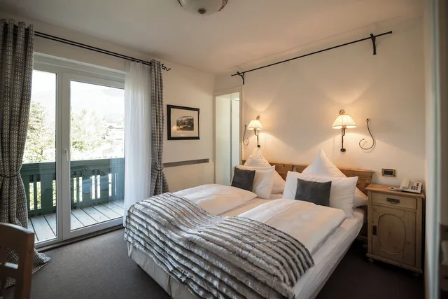 غرفة قياسية بسرير مزدوج أو سريرين منفصلين، Chalet Hotel Hartmann Adults Only 4/10