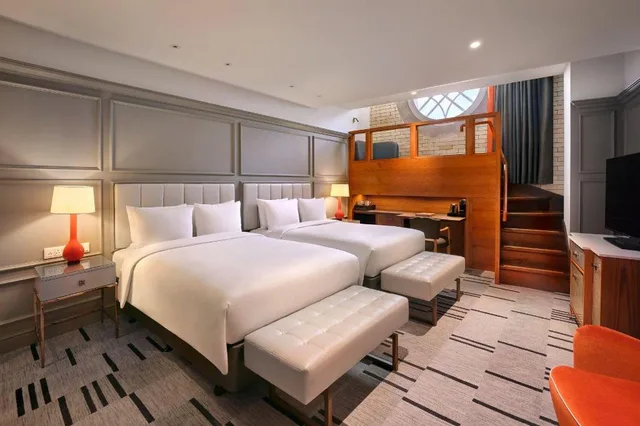 لوفت عائلي بسريرين مزدوجين بإطلالة على النهر، London Marriott County Hall 1/4