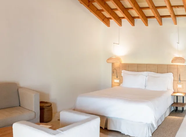 جناح بسرير كوين بإطلالة على البحر بشرفة، Hotel Torralbenc 1/1