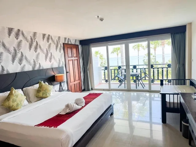 غرفة ديلوكس بسرير مزدوج أو سريرين منفصلين، Pattawia Resort Spa 1/10