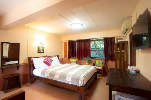 غرفة قياسية بسرير كوين، Baan Maihorm Guesthouse 1/1