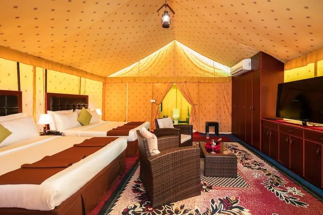 جناح عائلي بسريرين كوين بإطلالة على الحديقة بشرفة، Fun Retreat 1/1