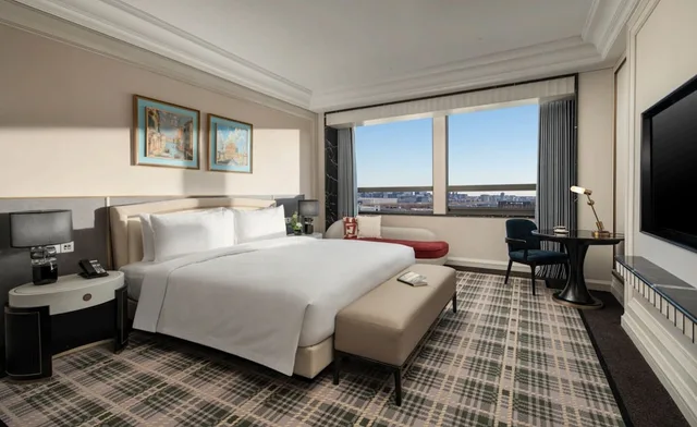 غرفة تنفيذية بسرير كينج مع دخول الصالة في طابق مرتفع، PULLMAN BEIJING SOUTH 3/10