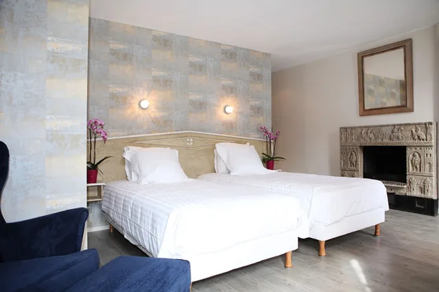 غرفة ديلوكس بسرير مزدوج، Inter Hotel Le Roncevaux 4/8