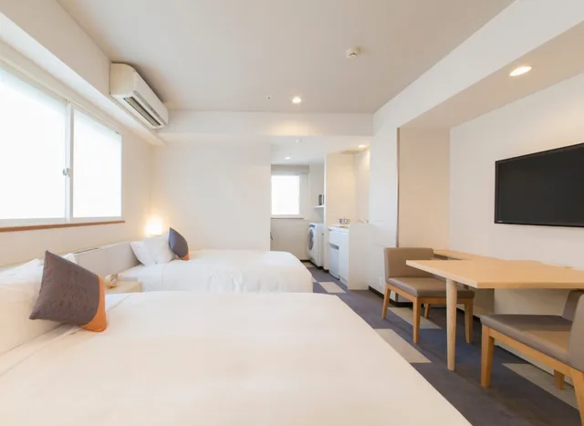 غرفة سوبيريور بسريرين منفصلين بمطبخ صغير، Tokyu Stay Tsukiji 1/10