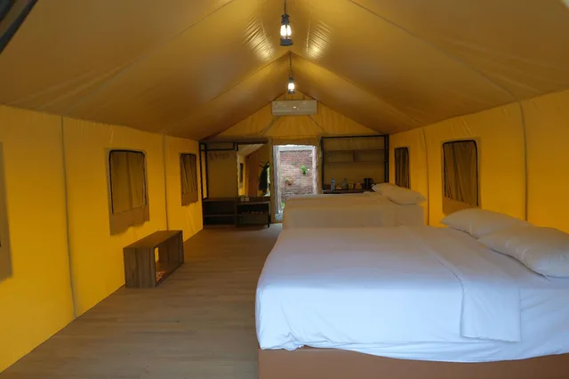Glamping, Double and Twin Beds، DRIAM RIVERSIDE 2/2