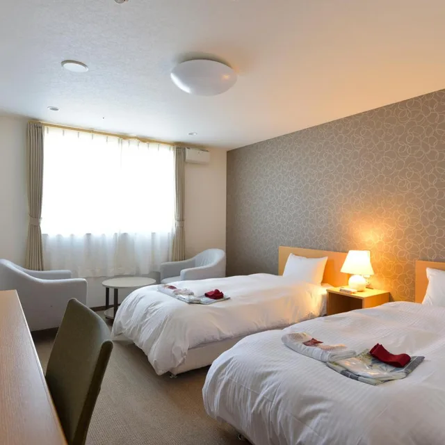 غرفة قياسية بسريرين منفصلين، Sun Plaza Hotel Fuji Lake Yamanaka 2/7
