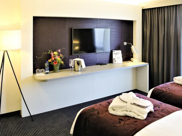 غرفة كلاسيكية بسريرين منفصلين بحوض استحمام، Mercure Plaza Biel 1/4
