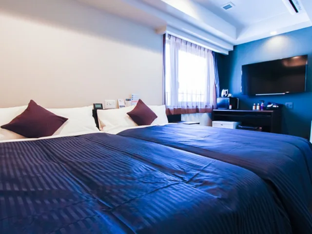 غرفة بسريرين منفصلين للمدخنين، Hotel Livemax Shinsaibashi EAST 1/3