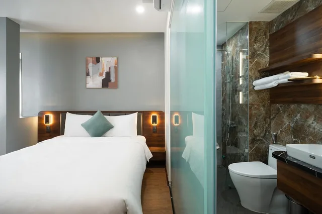 غرفة ديلوكس بسرير كوين، Carnosa Hotel 3/3