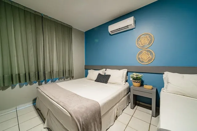 غرفة قياسية ثلاثية بسرير مزدوج وسرير فردي، FORTPRAIA HOTEL 1/9