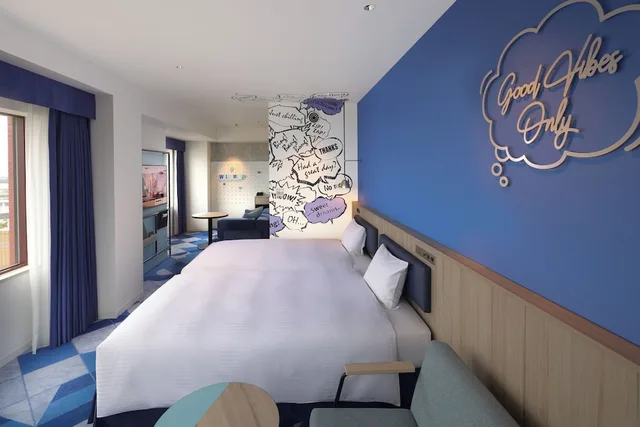 Deluxe, Twin Beds, Corner, Hotel Kintetsu Universal City 2/3