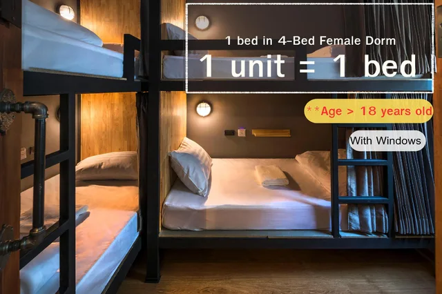 Female Dorm, Female Only, 4 Beds، Timber Hostel 2/2