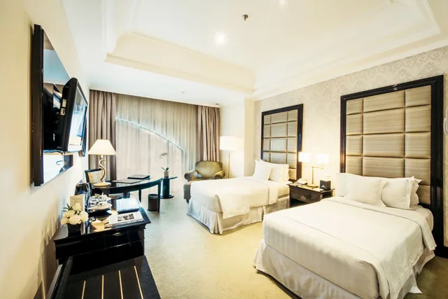 غرفة بريميير بسريرين منفصلين، The Papandayan Hotel 1/5