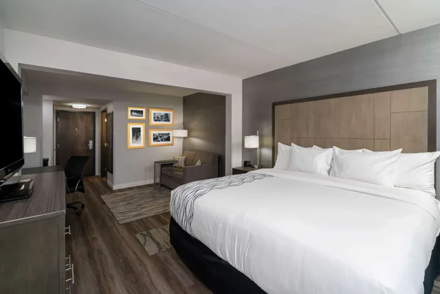 غرفة ديلوكس بسرير كينج، La Quinta Inn and Suites by Wyndham Raleigh Downtown North 1/4