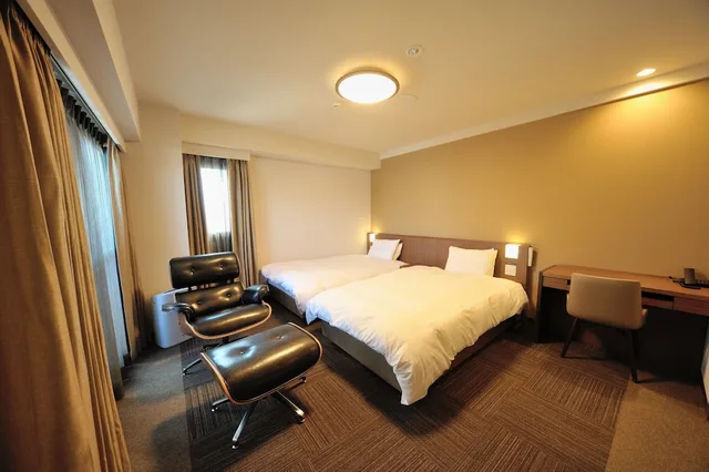 غرفة سوبيريور بسريرين منفصلين، Dormy Inn Meguro Aobadai 10/10