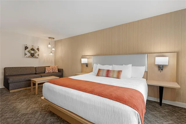 غرفة بسرير كينج بإطلالة على الجبل مع أريكة، Best Western Vista Inn 1/4