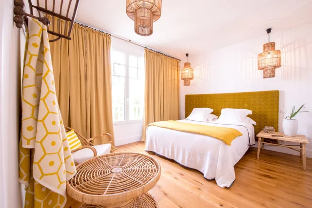 جناح ديلوكس بسرير مزدوج وسرير بطابقين، La Palmeraie Hotel 1/2