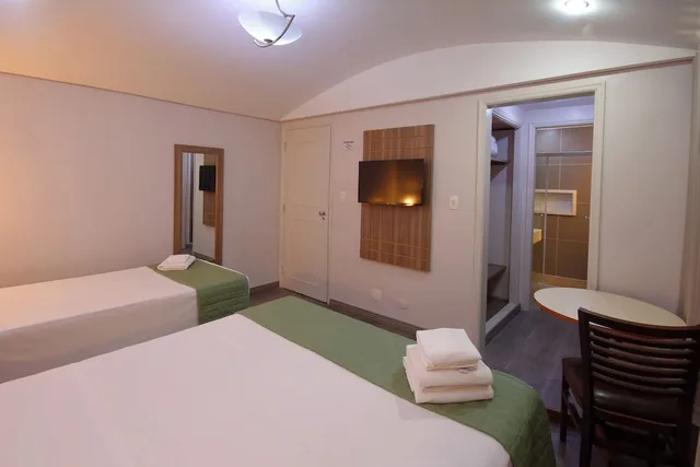 غرفة عائلية ثلاثية بسرير مزدوج وسرير فردي، Fenix Hotel Moema 1/2