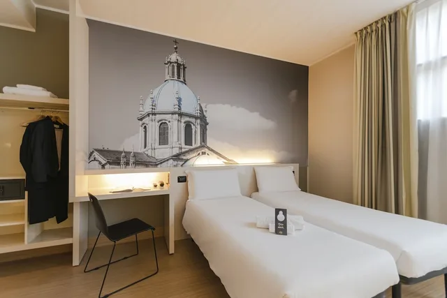 غرفة بسريرين منفصلين، B&B Hotel Como Camerlata 4/10