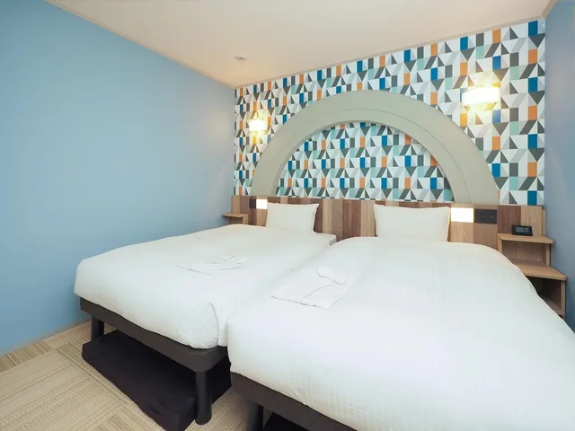 2 Bedrooms, Semi Room, Deluxe, Family, 2 Semi Double Beds، Hiyori Hotel Osaka Suminoekoen Ekimae 1/2
