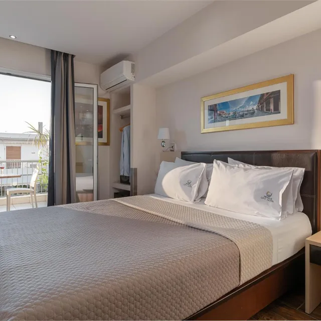 Room, Double Bed, Sea View, Balcony, Piraeus City Hotel 5/10