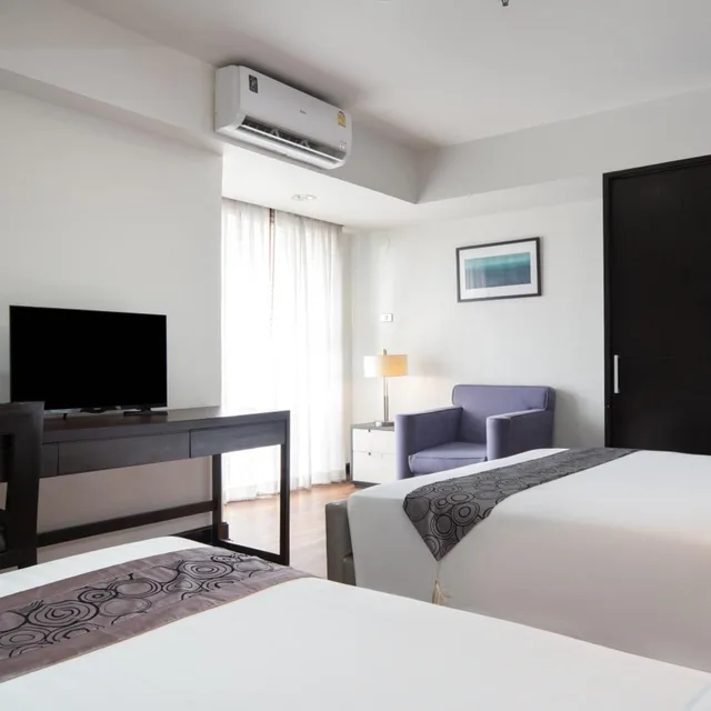 غرفة سوبيريور ثلاثية بسرير فردي، Lily Hotel Bangkok 7/10