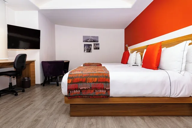 غرفة ديلوكس بسريرين مزدوجين، Jf Grand Hotel Ex Barcelo Jf Puebla 3/5