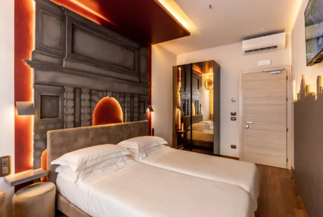غرفة قياسية بسريرين منفصلين، Ariston Hotel Milan 2/6