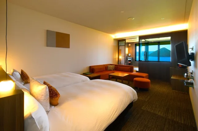 Exective Twin Room with Cypress Onsen View Bath Non Smoking, Hotel Premium Lake Toya 4/10