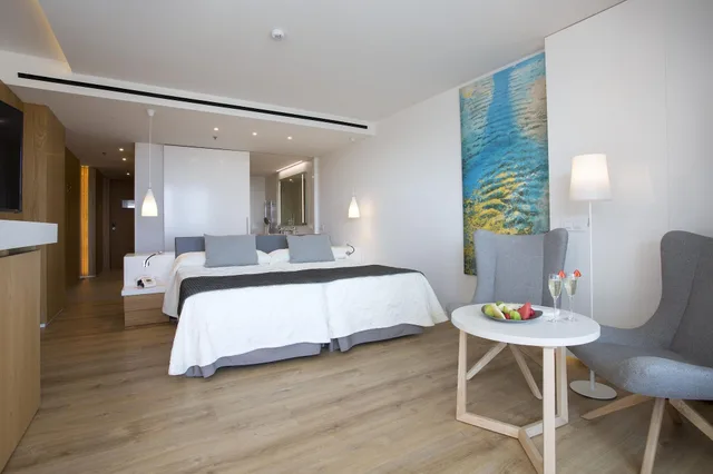 جناح جونيور مفرد بإطلالة على البحر بشرفة، Hipotels Playa de Palma Palace 1/3