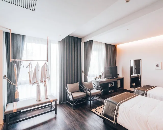 غرفة ديلوكس بسريرين منفصلين، Sooknirund Hotel (SHA Extra Plus) 4/7