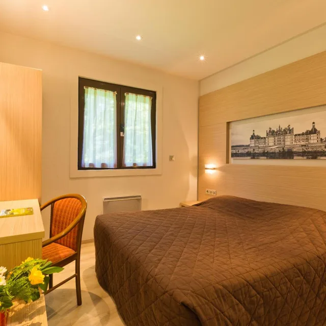 غرفة بسرير مزدوج، Logis Albhotel Grill 2/2