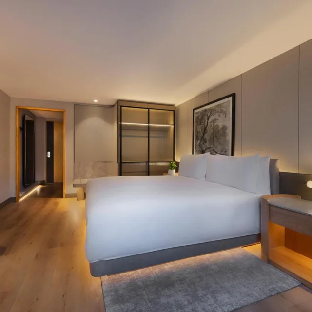 غرفة ديلوكس بسرير كينج في طابق مرتفع، JW Marriott Auckland 4/9