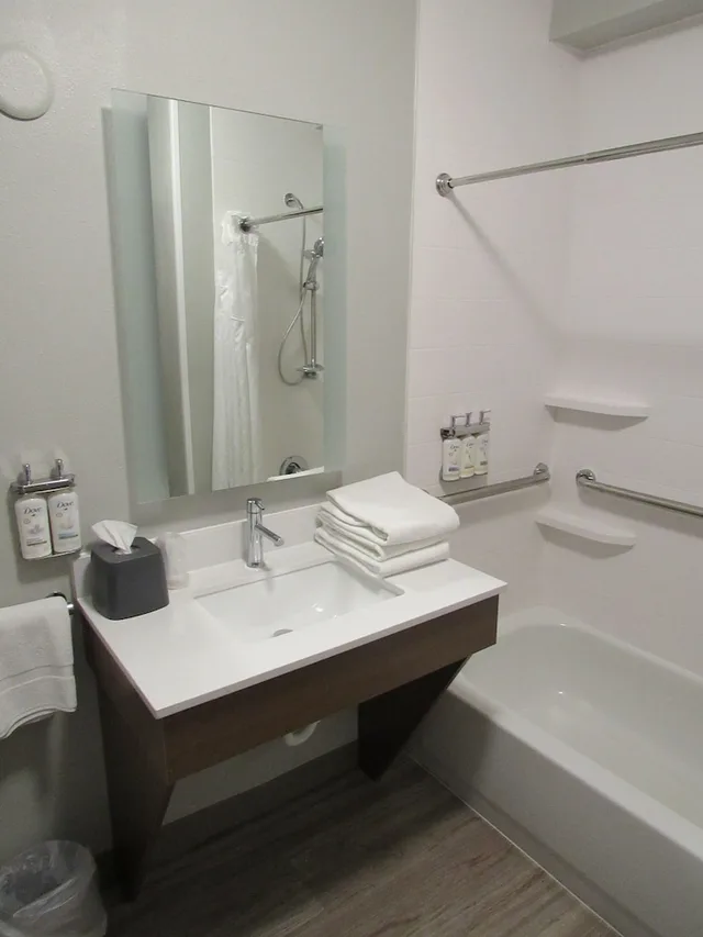 غرفة قياسية بسرير كينج لذوي الإعاقة، Holiday Inn Express and Suites Lincoln South 4/6