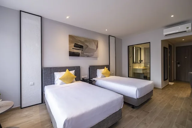 غرفة بريميوم ديلوكس بسريرين منفصلين، Seava Ho Tram Beach Resort (ex Saigon Ho Coc Beach Seaside Resort and Hotel) 2/4