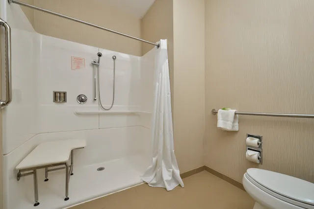 غرفة بسرير مزدوج لذوي الإعاقة، Holiday Inn Express Boston-Milford 1/1