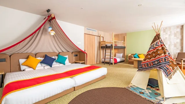 Kids, Deluxe, 1 Double and 1 Single Bed, Bunk Bed, Yukemuri View، Kirishima Kokusai Hotel 1/1