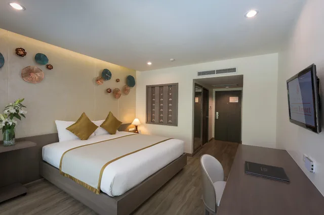 غرفة ديلوكس بسرير مزدوج، Chanalai Flora Resort 2/7