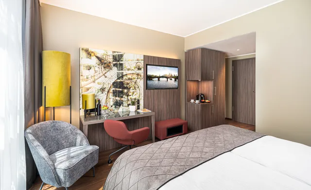 غرفة كومفورت مفردة بسرير مزدوج، Leonardo Hotel Eschborn Frankfurt 2/3