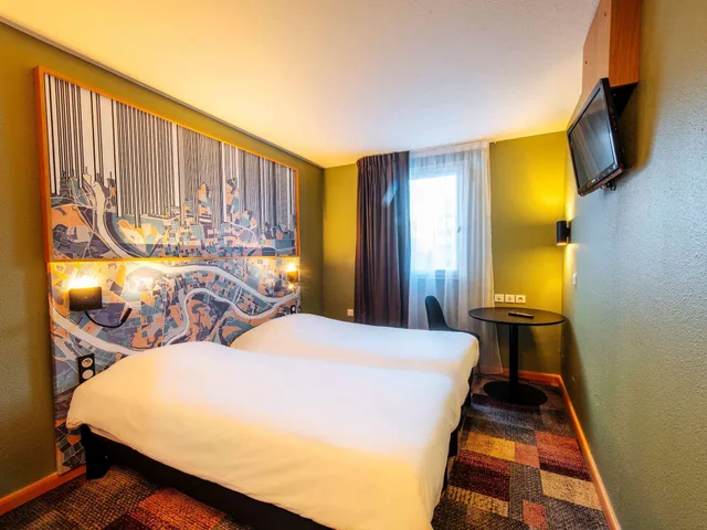 غرفة قياسية بسريرين منفصلين، Ibis Styles Lyon Croix Rousse 4/10