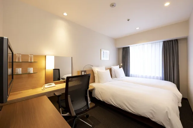 غرفة قياسية بسريرين منفصلين للمدخنين، Ana Crowne Plaza Hotel Hiroshima 3/9