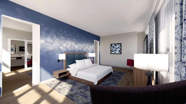 جناح استوديو بسرير كينج، Hampton Inn and Suites by Hilton Portland-Pearl District 1/5