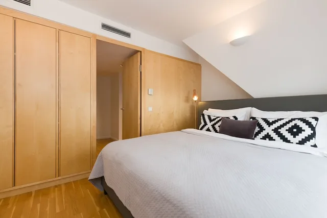 1 Bedroom, Junior, Apartment, King Bed, City View, Executive Level, Sofa, Balcony، Rafael Kaiser - Business Apartments 1/6