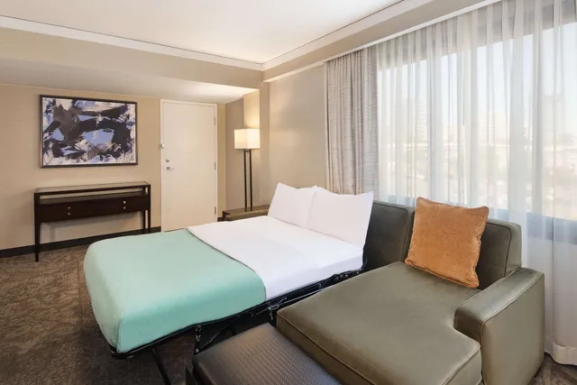 غرفة بسرير كينج مع أريكة لذوي الإعاقة، Embassy Suites Tysons Corner 1/4