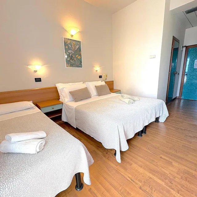 غرفة ثلاثية بشرفة، Hotel President Cattolica 5/10