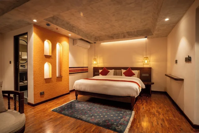 غرفة ديلوكس بسرير كينج، Dhulikhel Mountain Resorts 2/10