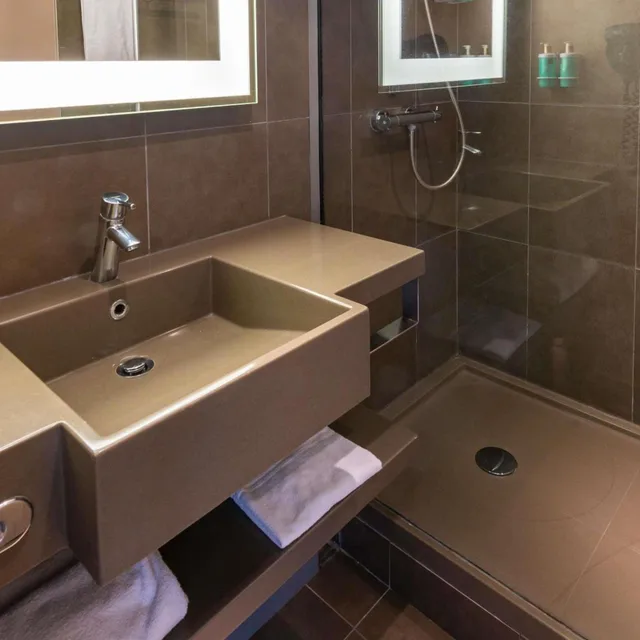 غرفة بسريرين مزدوجين لذوي الإعاقة، Novotel Saint Quentin en Yvelines 5/5